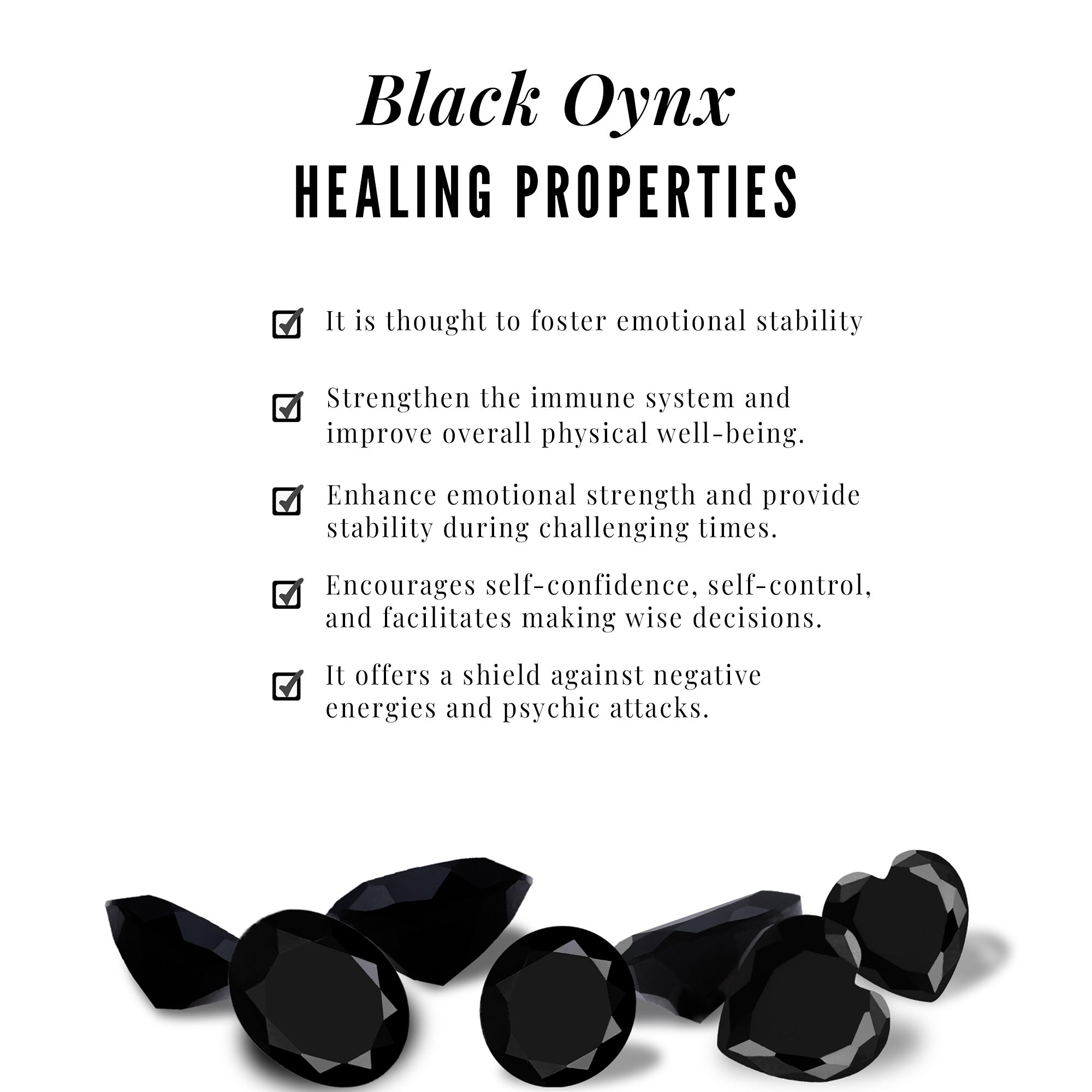 Genuine Black Onyx Teardrop Engagement Ring with Diamond