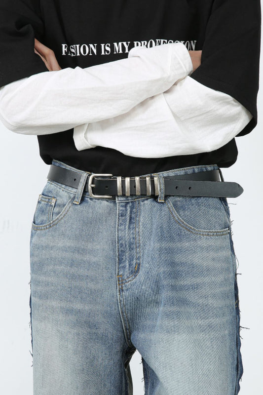Men's Contrast Loose Fit Jeans - S. M. & Co.