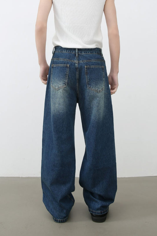 Men's Distressed Jeans with Pockets - S. M. & Co.