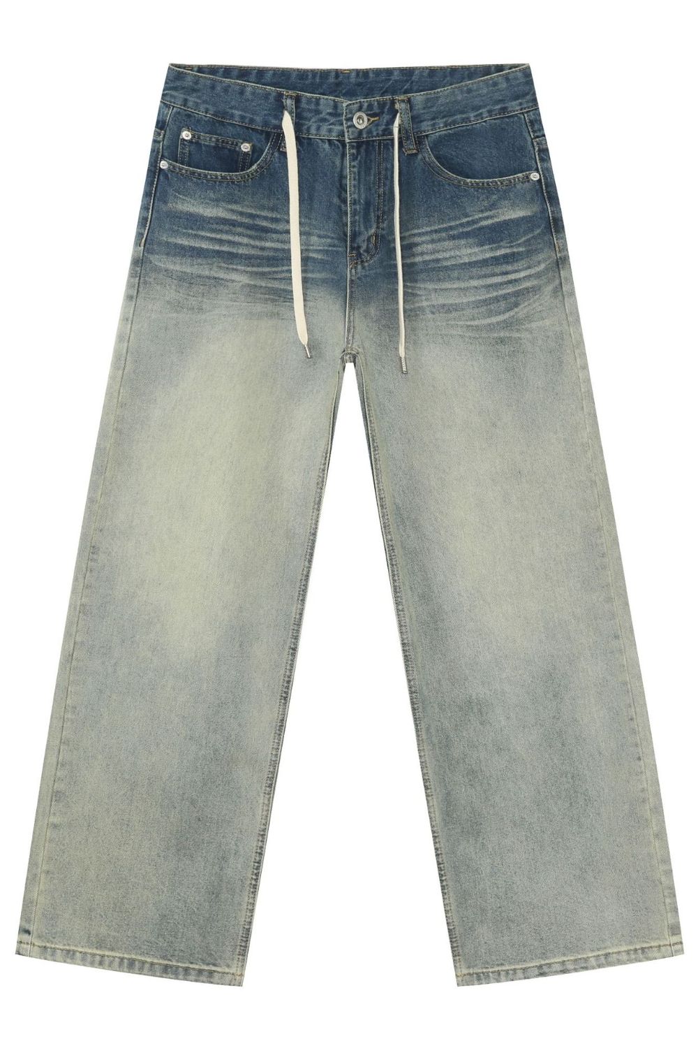 Men's Loose Fit Jeans with Pockets - S. M. & Co.