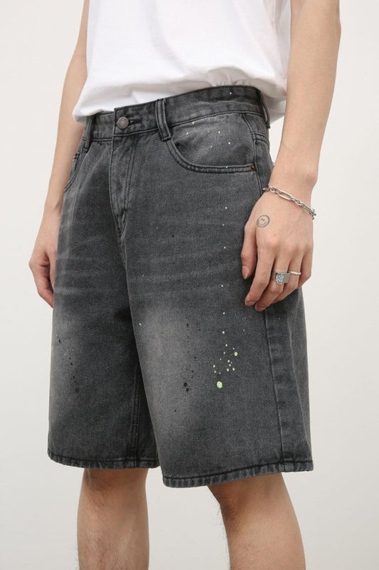 Men's Mid Rise Denim Shorts - S. M. & Co.