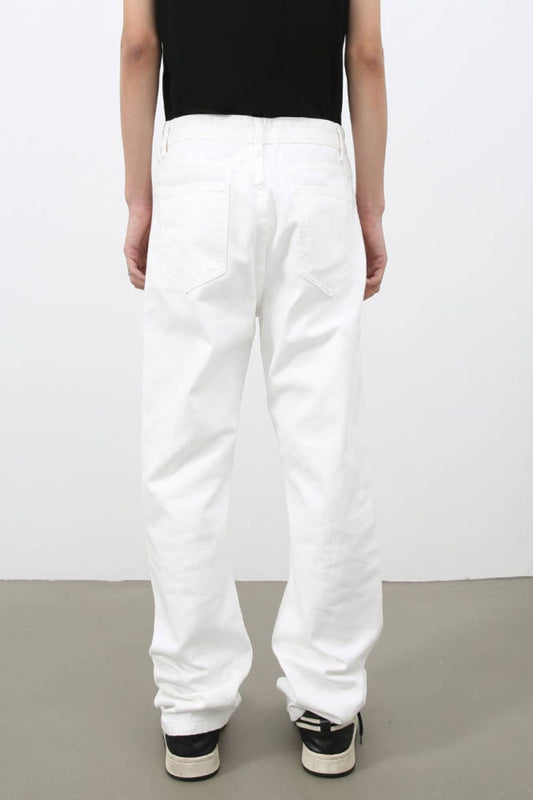 Men's Mid Rise Jeans with Pockets - S. M. & Co.