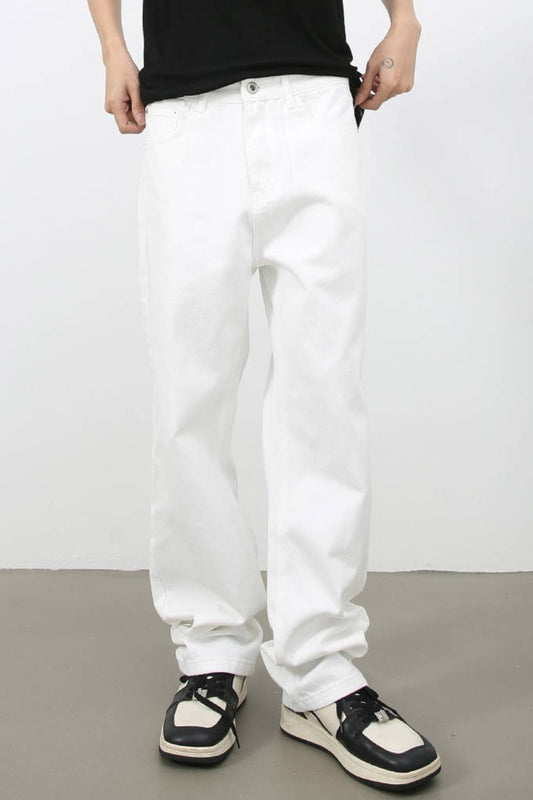 Men's Mid Rise Jeans with Pockets - S. M. & Co.