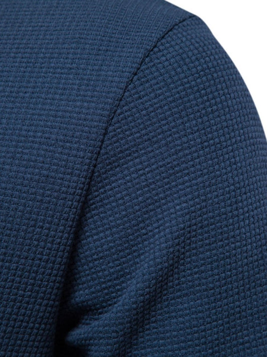 Men's Waffle - Knit Short Sleeve T-Shirt - S. M. & Co.