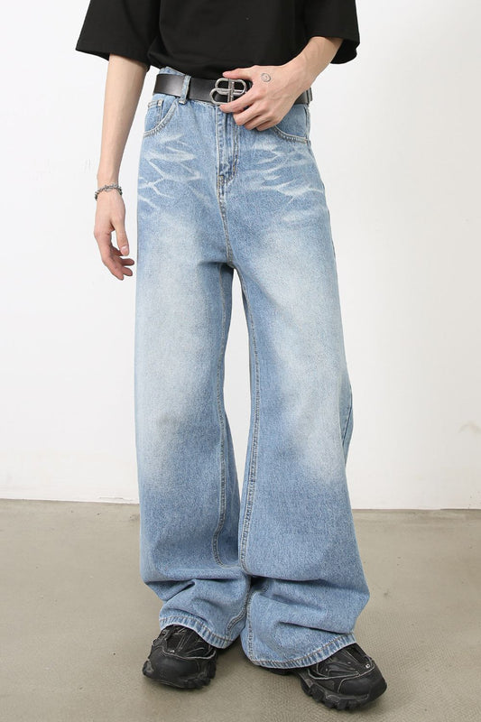 Men's Wide Leg Jeans - S. M. & Co.