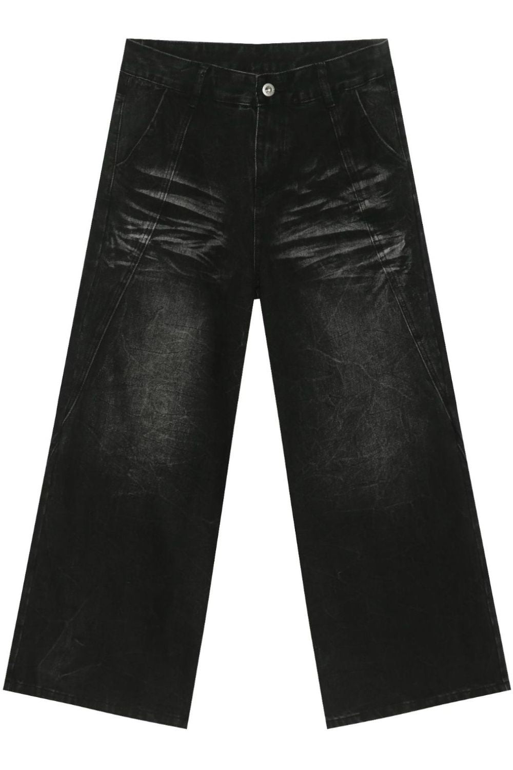 Men's Wide Leg Jeans with Pockets - S. M. & Co.