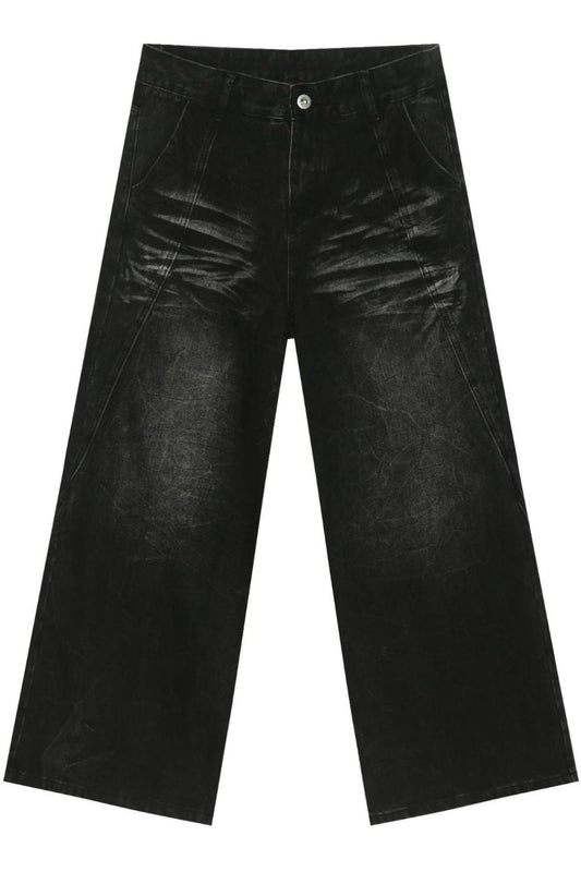 Men's Wide Leg Jeans with Pockets - S. M. & Co.