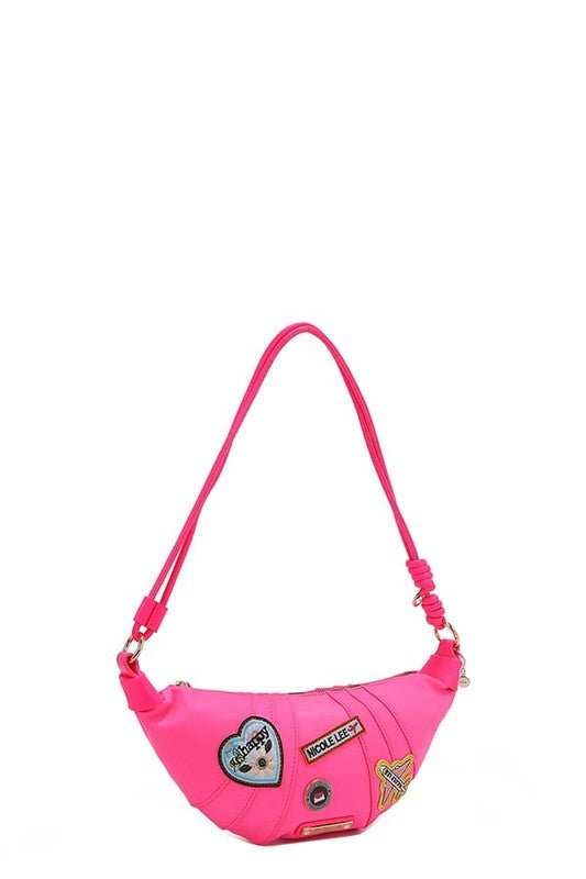 Nicole Lee USA Color Patch Croissant Bag - S. M. & Co.