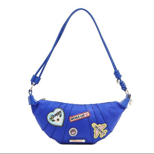 Nicole Lee USA Color Patch Croissant Bag - S. M. & Co.