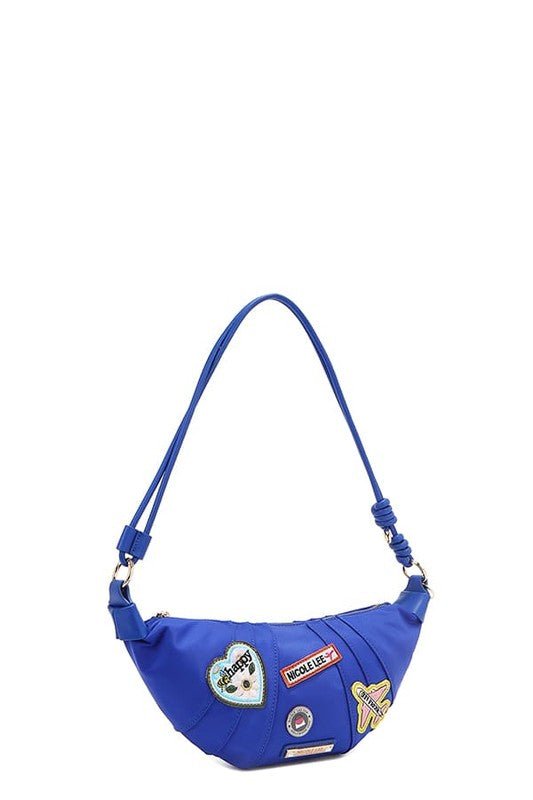 Nicole Lee USA Color Patch Croissant Bag - S. M. & Co.