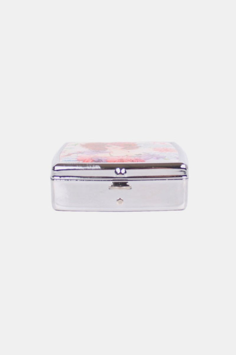 Nicole Lee USA Print Metallic Rectangular Pill Case - S. M. & Co.